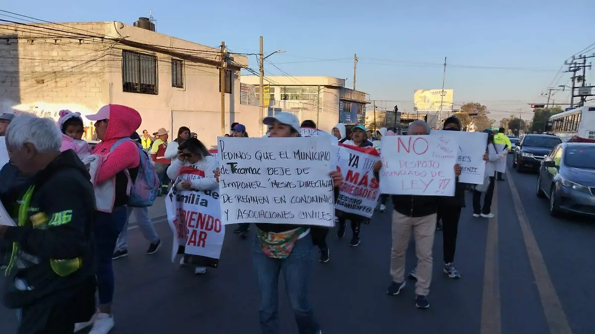 manifestación Tecámac